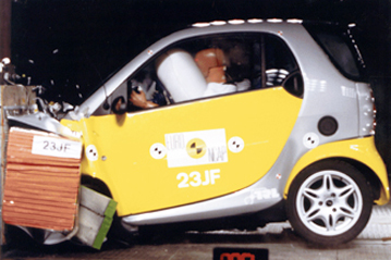 Краш тест Smart City Coupe (2000)